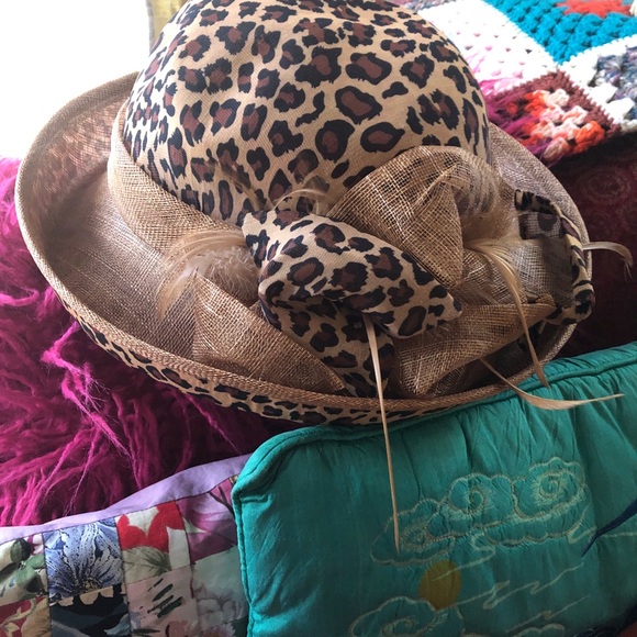 BNWOT Animal Print Straw Hat - Picture 9 of 15
